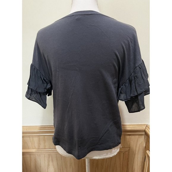 Express ~ Short Ruffle Sleeve Top ~ Size X-Small ~ - Picture 4 of 6